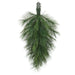 32" Mountain Pine Artificial Teardrop Swag -Green (Pack of 6) - YZDMPD-