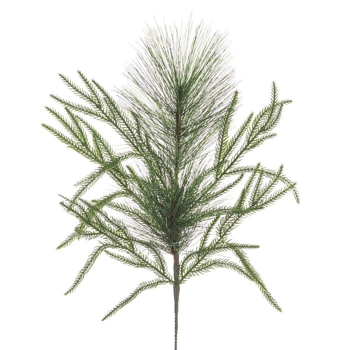 20" Mountain Pine Artificial Stem -Green (Pack of 24) - YZDMPS-