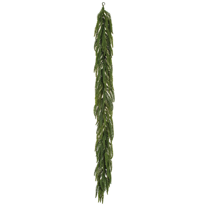 6' PE Soft-Touch Foxtail Pine Artificial Garland -Green (Pack of 2) - YZFPAG-72