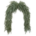 6' Wide PE Soft-Touch Artificial Juniper Mantel Swag -Gray/Green (Pack of 2) - YZJSBG-73