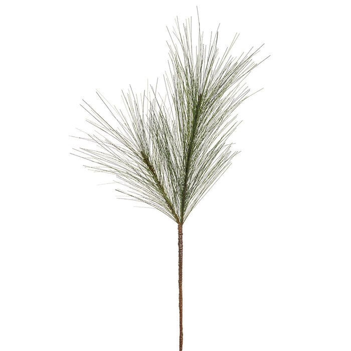 43" Artificial Long Needle Pine Stem -Green (Pack of 12) - YZLNAS-43