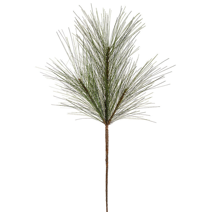 46" Artificial Long Needle Pine Stem -Green (Pack of 6) - YZLNAS-46