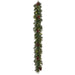 6' Caspian Mixed Pine & Pinecone Artificial Garland, LED Pre-Lit -Green/Brown (Pack of 4) - YZMX2G-6L