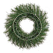 29" Huron Pine, Juniper & Pinecone Artificial Wreath -Green/Brown - YZMXAW-29
