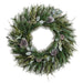 29" Huron Pine, Juniper & Pinecone Artificial Wreath -Green/Brown - YZMXAW-29