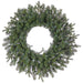 30" Artificial Noble Fir Wreath, LED Pre-Lit -Green (Pack of 6) - YZNBAW-30/LD