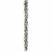 9' Flocked Noble Pine Artificial Garland, LED Pre-Lit -White (Pack of 4) - YZSBAG-9LDX