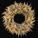 30" Artificial Flocked Willow Pine Wreath, LED Pre-Lit -Green (Pack of 6) - YZSWAW-30LD