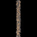 6'Lx12"W Tinsel Artificial Garland, LED Pre-Lit -Champagne (Pack of 12) - YZTNBG-24/CN