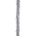 6'Lx12"W Tinsel Artificial Garland, LED Pre-Lit -Champagne (Pack of 12) - YZTNBG-24/CN