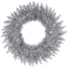 24" Artificial Tinsel Wreath, LED Pre-Lit -Champagne (Pack of 12) - YZTNBW-24/CN