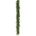 9' Willow Pine Artificial Garland, LED Pre-Lit (Twinkle) -Green (Pack of 2) - YZWPCG-9LHT