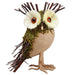 8.25" Artificial Moss Owl -Natural/Green (pack of 12) - ZAO861-NA/GR