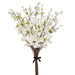 48" Cherry Blossom Silk Flower Stem Bundle -White (Pack of 2) - ZBB686-WH