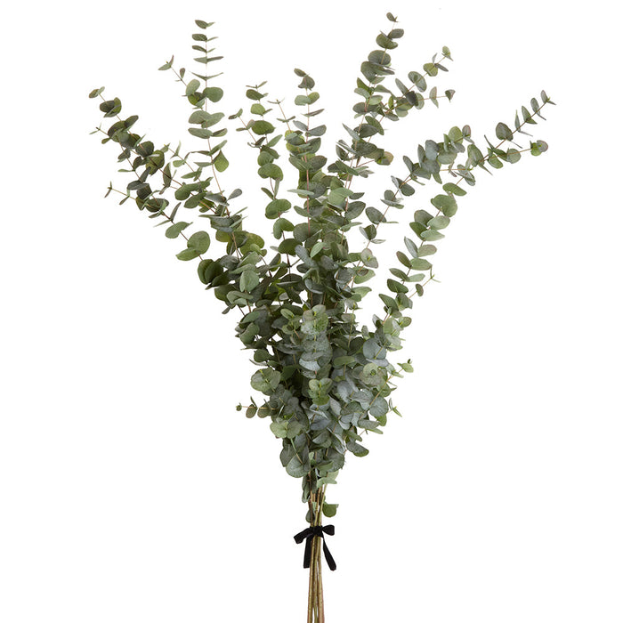 61" Silk Eucalyptus Leaf Stem Bundle -Green/Gray (pack of 2) - ZBE101-GR/GY