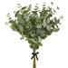40" Silk Eucalyptus Leaf Stem Bundle -Green/Gray (pack of 2) - ZBE102-GR/GY