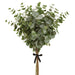 40" Eucalyptus Leaf Silk Stem Bundle -Green/Gray (pack of 2) - ZBE103-GR/GY