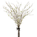 48" Pussy Willow Blossom Silk Flower Stem Bundle -Green/Gray (Pack of 2) - ZBP490-GR/GY