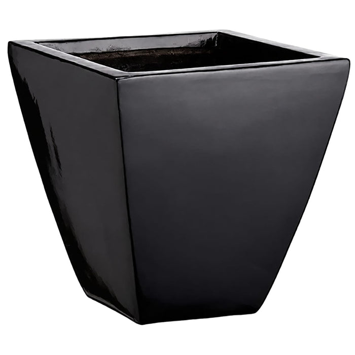 12"Hx12"W Fiberglass Square Container -Black - ZCI246-BK
