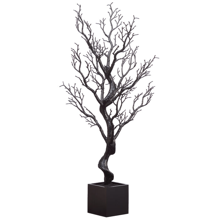 38" Artificial Halloween Tree w/Pot -Black (pack of 2) - ZGB378-BK