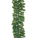 9'Lx12"W Noble Fir Pine Artificial Garland, Pre-Lit -Green - ZGN812-GR
