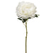 23" Peony Silk Flower Stem -White (pack of 12) - ZGS080-WH