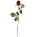 21.5" Rose Bud Silk Flower Stem -Burgundy (pack of 12) - ZGS085-BU