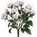 8.5" Mini Rose Silk Flower Bush -Lilac (pack of 12) - ZGS094-LI