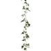 6' Silk Stephanotis Flower & Ivy Garland -White (pack of 6) - ZGS141-WH