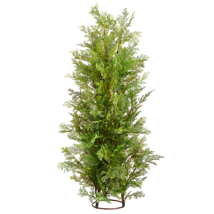 37" Artificial Cedar Tree w/Stand -Green (pack of 2) - ZPC030-GR
