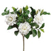 19" Gardenia Silk Flower Branch Stem -Cream (Pack of 2) - ZSG713-CR