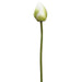 20" Lotus Bud Silk Flower Stem -White (Pack of 12) - ZSL700-WH