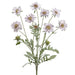 25" Scabiosa Silk Flower Bush -Lavender (pack of 6) - ZSS221-LV/PK