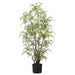 4' Lacy Leather Fern Silk Plant w/Pot -Green - ZSW015-GR