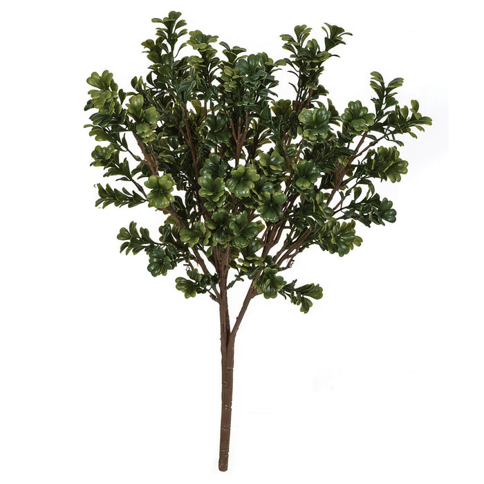 20" Outdoor UV-Proof Artificial Small Boxwood Plant -Green (Pack of 6) - A040