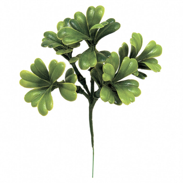 5" Outdoor UV-Proof Artificial Boxwood Stem Pick -2 Tone Green (Pack of 96) - A041P