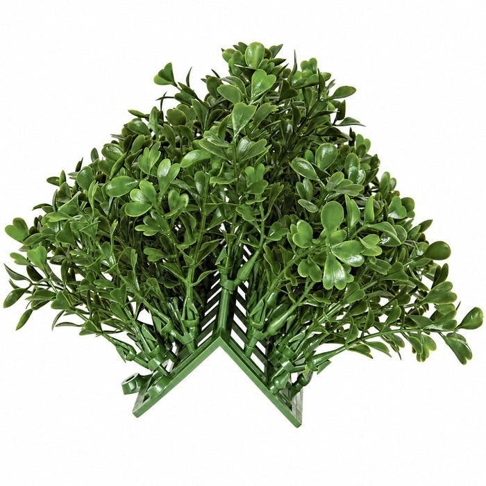10"Wx3"H Boxwood Edge Artificial Mat -2 Tone Green (Pack of 6) - A04201