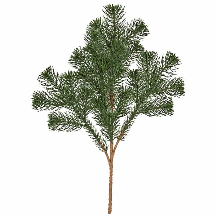 24" Outdoor UV-Proof Artificial Pine Stem -Green (Pack of 12) - A110320