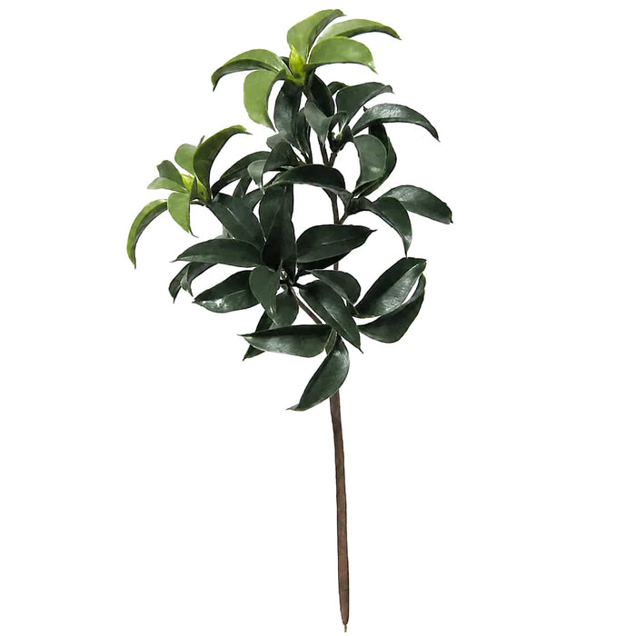 19" Outdoor UV-Proof Artificial Mountain Laurel Branch Stem -Green (Pack of 24) - A1116
