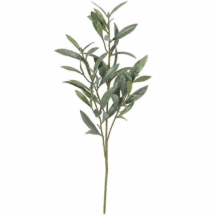 23" Outdoor UV-Proof Artificial Olive Branch Stem -Green (Pack of 12) - A113810