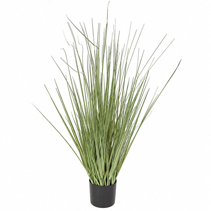 36" IFR PVC Onion Grass Artificial Plant w/Pot -Gray/Green (Pack of 4) - A130060
