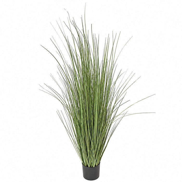 5' IFR PVC Onion Grass Artificial Plant w/Pot -Gray/Green - A130080