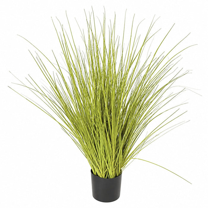 30" IFR PVC Onion Grass Artificial Plant w/Pot -Green/Yellow (Pack of 2) - A130090