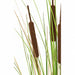 4' IFR PVC Cattail Grass Artificial Plant w/Pot -Brown/Green (Pack of 2) - A130610