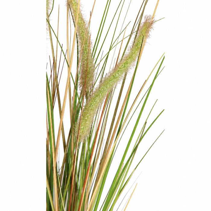 24" IFR PVC Foxtail Onion Grass Artificial Plant w/Pot -Cream/Green (Pack of 6) - A130613