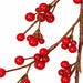6' Lacquered Ilex Berry Artificial Garland -Red (Pack of 6) - A132060
