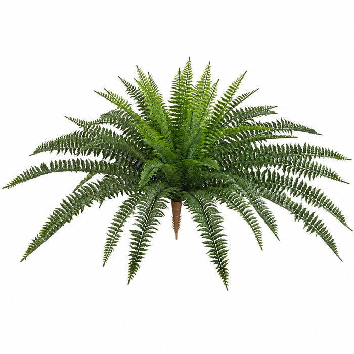 30"Hx45"W Outdoor UV-Proof Artificial Boston Fern Plant -Green (Pack of 2) - A132
