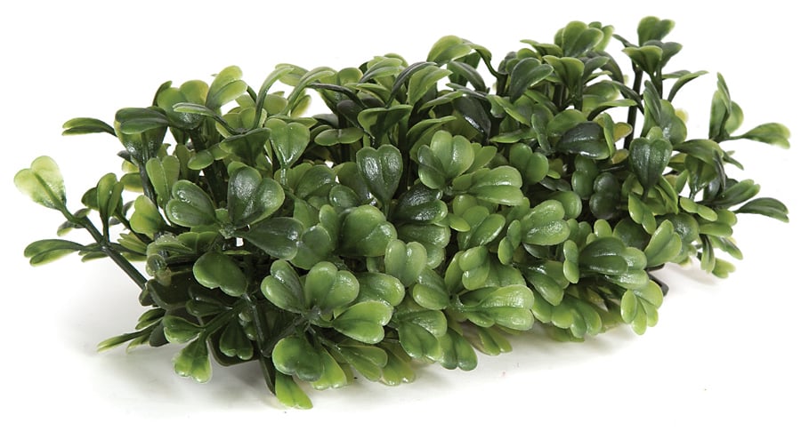 5"Wx1"H UV-Proof Outdoor Artificial Boxwood Mat Edge -Green (pack of 12) - A135461