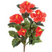 21" UV-Proof Outdoor Artificial Hibiscus Flower Bush -Red (pack of 6) - A1355-15RE