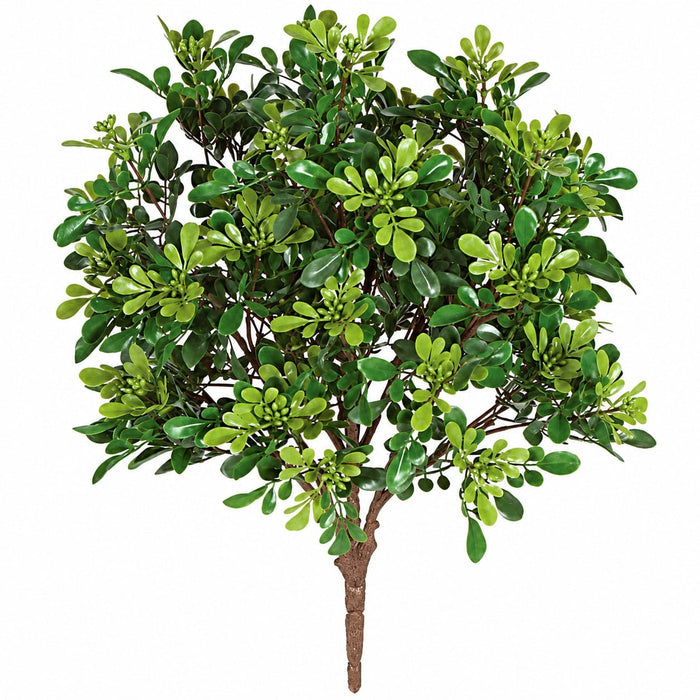 20" Outdoor UV-Proof Artificial Boxwood Plant -Green (Pack of 4) - A135530